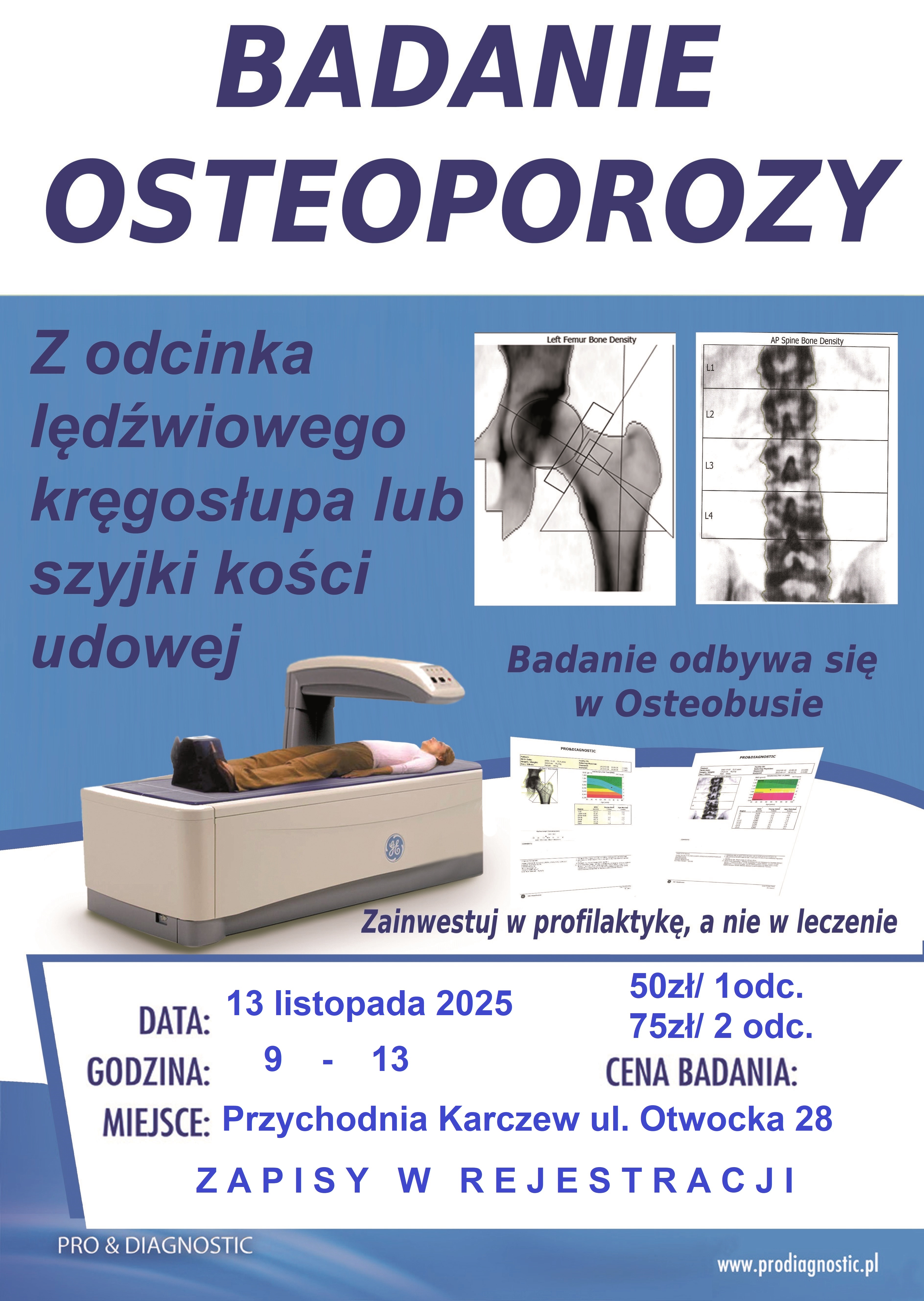 BADANIE OSTEOPOROZY